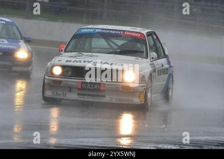 Darren Fielding, BMW E30 M3, Adrian Flux Trophy für MRL Historic Touring Car Challenge, ursprünglich für fünfzig Minuten Rennen mit Option geplant Stockfoto