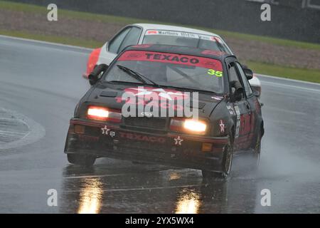 Mike Manning, Ford Sierra Cosworth RS500, Adrian Flux Trophy für MRL Historic Touring Car Challenge, ursprünglich für fünfzig Minuten Rennen geplant Stockfoto