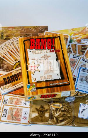Knall! Ist ein Shootout-Spiel im italienischen Spaghetti-Western-Stil, 2024 Stockfoto