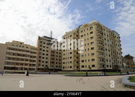 Apartments in der Avenue Belgique im Stadtteil Ville Nouvelle von Tangier Stockfoto