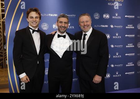 PIASTRI OSCAR, Porträt STELLA ANDREA BROWN Zak, McLaren Racing, FIA Formel 1, Porträt während der FIA Awards 2024, am 13. Dezember 2024 in der BK Arena in Kigali, Ruanda Stockfoto