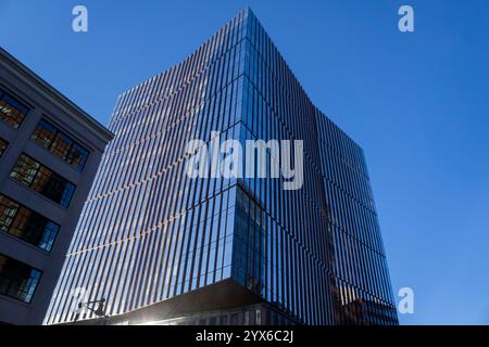 Mit Museum, Gambrill Center, Außenfassade des Gebäudes, Cambridge, Massachusetts, USA Stockfoto
