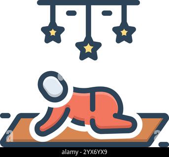 Symbol für Baby, Nachkommen Stock Vektor