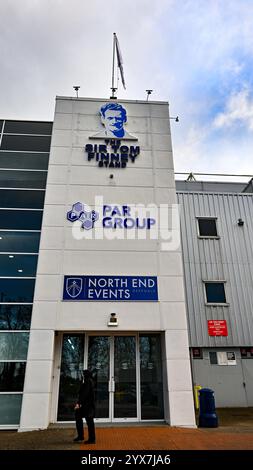 Deepdale, Preston, Großbritannien. Dezember 2024. EFL Championship Football, Preston North End gegen Leeds United; Eintritt ins Deepdale Stadium Credit: Action Plus Sports/Alamy Live News Stockfoto