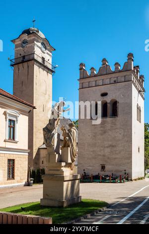 Zentrum der Stadt Poprad in der Slowakei Stockfoto