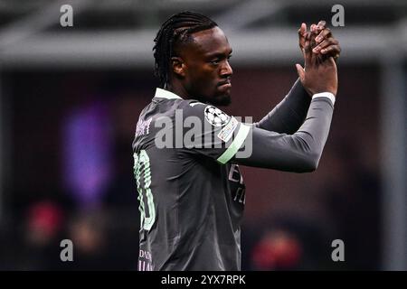 Mailand, Italie. Dezember 2024. Tammy ABRAHAM vom AC Mailand während des Fußballspiels der UEFA Champions League, League Phase MD6 zwischen AC Mailand und Crvena Zvezda am 11. Dezember 2024 im San Siro Stadion in Mailand, Italien - Foto Matthieu Mirville (Andrea Diodato)/DPPI Credit: DPPI Media/Alamy Live News Stockfoto