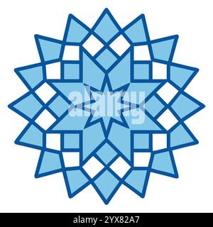 Islamisches Muster – hochwertige geometrische, dekorative und nahtlose Designs für Kunst, Architektur und Inneneinrichtung Stock Vektor