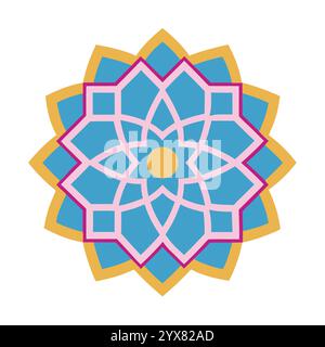 Islamisches Muster – hochwertige geometrische, dekorative und nahtlose Designs für Kunst, Architektur und Inneneinrichtung Stock Vektor