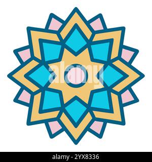 Islamisches Muster – hochwertige geometrische, dekorative und nahtlose Designs für Kunst, Architektur und Inneneinrichtung Stock Vektor