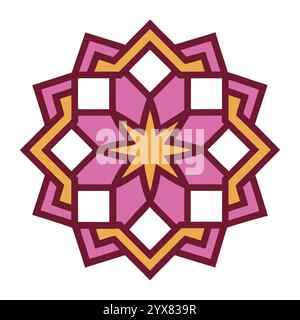 Islamisches Muster – hochwertige geometrische, dekorative und nahtlose Designs für Kunst, Architektur und Inneneinrichtung Stock Vektor
