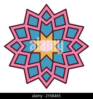 Islamisches Muster – hochwertige geometrische, dekorative und nahtlose Designs für Kunst, Architektur und Inneneinrichtung Stock Vektor