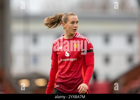 Leigh, England, 8. Dezember 2024 Headshot von Elisabeth Terland (19 Manchester United) Manchester United gegen Liverpool, WSL, Leigh Sports Village, Leigh, England (Sean Walsh / SPP) Stockfoto