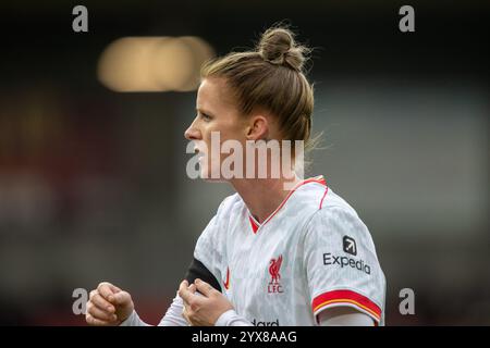 Leigh, England, 8. Dezember 2024 Headshot von Jasmine Matthews (6 Liverpool) Manchester United gegen Liverpool, WSL, Leigh Sports Village, Leigh, England (Sean Walsh / SPP) Stockfoto