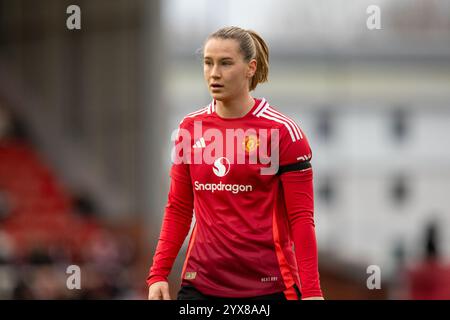 Leigh, England, 8. Dezember 2024 Headshot von Elisabeth Terland (19 Manchester United) Manchester United gegen Liverpool, WSL, Leigh Sports Village, Leigh, England (Sean Walsh / SPP) Stockfoto