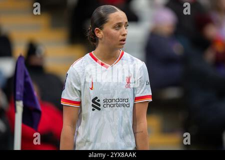 Leigh, England, 8. Dezember 2024 Headshot von Mia Enderby (13 Liverpool). Manchester United gegen Liverpool, WSL, Leigh Sports Village, Leigh, England (Sean Walsh / SPP) Stockfoto