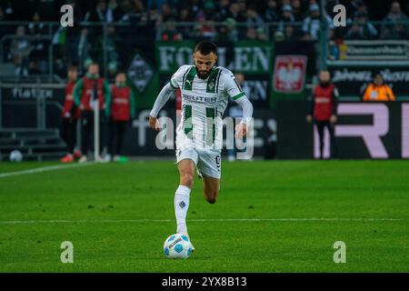 Am Ball Franck Honorat (Borussia Mönchengladbach, #09) VfL Borussia Mönchengladbach vs. SV Holstein Kiel, Fussball, 1. Bundesliga, 14. Spieltag, Saison 2024/2025, 14.12.2024 Foto: Eibner-Pressefoto/ Justin Derondeau DFL-VORSCHRIFTEN VERBIETEN JEDE VERWENDUNG VON FOTOGRAFIEN ALS BILDSEQUENZEN UND/ODER QUASI-VIDEO Stockfoto