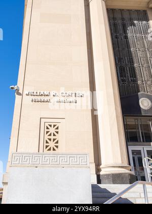 Hartford, CT, USA – 8. November 2023: William R. Cotter Federal Building in Hartford, Connecticut, USA Stockfoto