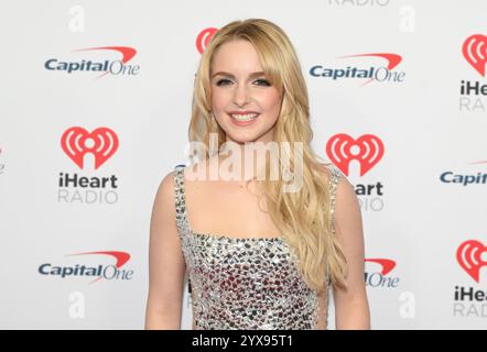 New York, USA. Dezember 2024. McKenna Grace nimmt am 13. Dezember 2024 an iHeartRadio z100's Jingle Ball 2024 Teil, der von Capital One im Madison Square Garden präsentiert wurde. Quelle: Imagespace/Alamy Live News Stockfoto