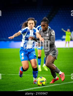 A Coruña, Spanien. Dezember 2024. Liga Femenina Primera Division. Deportivo Abanca vs Real Madrid. Linda Caicedo. Ismael Mijan/Alamy Live News Stockfoto