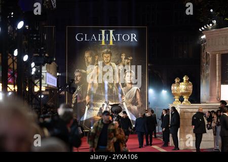 Celebs besuchen die Gladiator II-Filmpremiere mit: Atmosphere Where: London, United Kingdom When: 13 Nov 2024 Credit: Phil Lewis/WENN Stockfoto