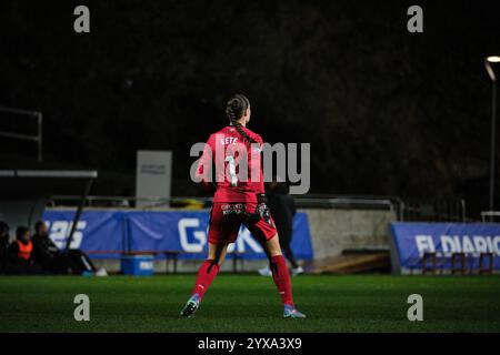 Zubieta, Gipuzkoa, Spanien - 14. Dezember 2024: Elene lete beim Spiel Real Sociedad Women vs Costa Adeje Teneriffa Women, Teil der spanischen Liga F, in Zubieta Z1. Quelle: Rubén Gil/Alamy Live News. Stockfoto