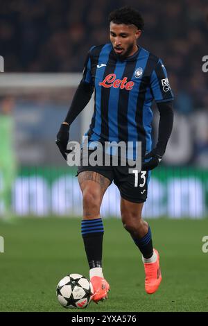 Bergamo, Italien. Dezember 2024. Ederson von Atalanta während des Spiels der UEFA Champions League im Stadio di Bergamo, Bergamo. Der Bildnachweis sollte lauten: Jonathan Moscrop/Sportimage Credit: Sportimage Ltd/Alamy Live News Stockfoto