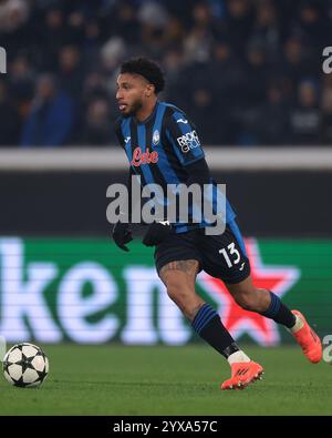 Bergamo, Italien. Dezember 2024. Ederson von Atalanta während des Spiels der UEFA Champions League im Stadio di Bergamo, Bergamo. Der Bildnachweis sollte lauten: Jonathan Moscrop/Sportimage Credit: Sportimage Ltd/Alamy Live News Stockfoto