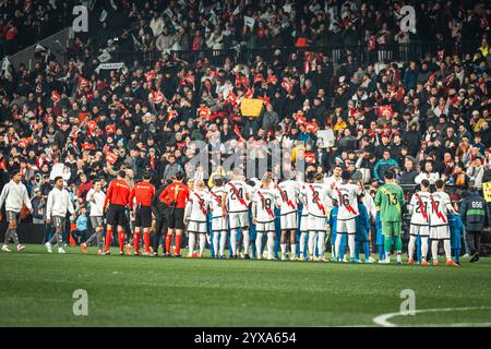 Madrid, Espagne. Dezember 2024. Illustration während des Fußballspiels der spanischen Meisterschaft La Liga zwischen Rayo Vallecano und Real Madrid am 14. Dezember 2024 im Vallecas-Stadion in Madrid, Spanien - Foto Alexandre Martins/DPPI Credit: DPPI Media/Alamy Live News Stockfoto