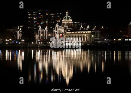 Parlamentsgebäude in Victoria, British Columbia, Kanada Stockfoto