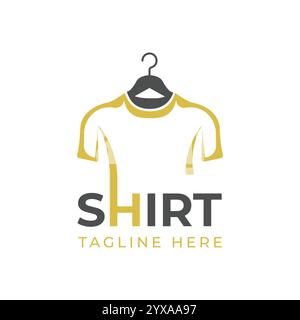 Logo-Vektor für Kleidung T-Shirt Firma Stock Vektor