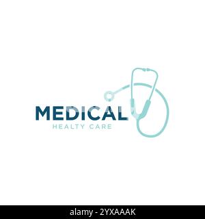 Arzt Büro medizinische Gesundheitspflege Logo Design Stock Vektor