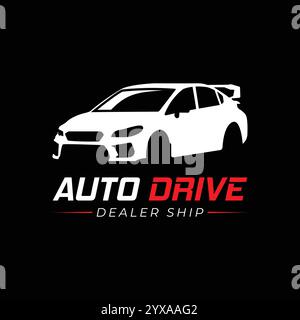 Car Garage Premium Konzept Logo Design Stock Vektor