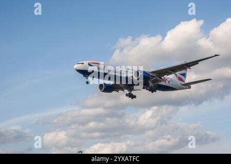 G-YMML British Airways Boeing 777-236ER London Heathrow UK 21-8-2019 Stockfoto