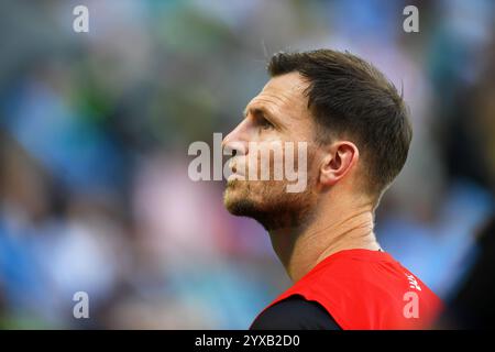 MELBOURNE, AUSTRALIEN. Dezember 2024. Im Bild: Tommy Smith aus Auckland während des Spiels der ISUZU A League Runde 8 Melbourne City gegen Auckland im AAMI Park, Melbourne, Australien. Quelle: Karl Phillipson / Alamy Live News Stockfoto