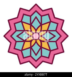 Islamisches Muster – hochwertige geometrische, dekorative und nahtlose Designs für Kunst, Architektur und Inneneinrichtung, islamisches Buchcover. Stock Vektor
