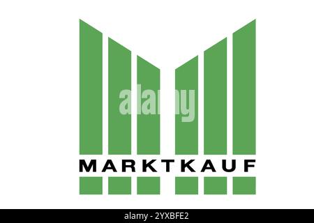 Firmenlogo, Firmenlogo, Logo, CI, Corporate Identity, Abbildung, Grafik, Unternehmen, Unternehmen, Marktkauf, Lebensmitteldiscounter, Supermärkte, belo Stockfoto