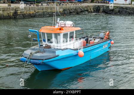 Das Fischerboot Kitty Fisher in Dunure Harbour ist bereit für den nächsten Ausflug Stockfoto