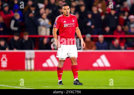 Nottingham, Großbritannien. Dezember 2024. Murillo of Nottingham Forest während des Spiels Nottingham Forest FC gegen Aston Villa FC English Premier League im City Ground, Nottingham, England, Vereinigtes Königreich am 14. Dezember 2024 Credit: Every Second Media/Alamy Live News Stockfoto