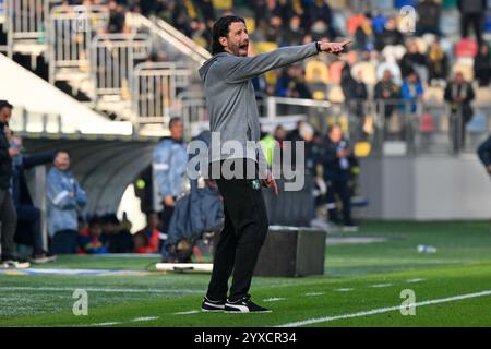 14. Dezember 2024, Benito Stirpe Stadium, Frosinone, Italien; Fußballspiel Serie B; Frosinone gegen Sassuolo; Fabio Grosso Cheftrainer von US Sassuolo Stockfoto