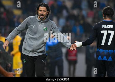 14. Dezember 2024, Benito Stirpe Stadium, Frosinone, Italien; Fußballspiel Serie B; Frosinone gegen Sassuolo; Fabio Grosso Cheftrainer von US Sassuolo Stockfoto