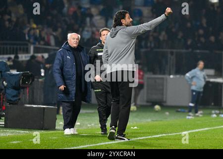 14. Dezember 2024, Benito Stirpe Stadium, Frosinone, Italien; Fußballspiel Serie B; Frosinone gegen Sassuolo; Fabio Grosso Cheftrainer von US Sassuolo Stockfoto