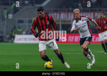 Mailand, Italien. Dezember 2024. #1 während des Fußballspiels der Serie A 2024/25 zwischen dem AC Mailand und Genua CFC im San Siro Stadium Credit: Independent Photo Agency/Alamy Live News Stockfoto