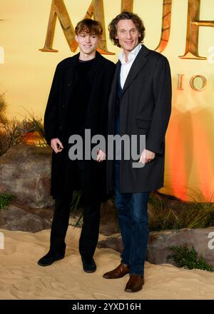 London, Großbritannien. Dezember 2024. Jan Koeppen nimmt an der Mufasa, dem Lion King UK Premiere auf der Cineworld am Leicester Square Teil. Quelle: SOPA Images Limited/Alamy Live News Stockfoto