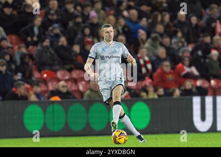 Millwall's Murray Wallace in Aktion während des Sky Bet Championship Matches zwischen Middlesbrough und Millwall im Riverside Stadium, Middlesbrough am Samstag, den 14. Dezember 2024. (Foto: Mark Fletcher | MI News) Credit: MI News & Sport /Alamy Live News Stockfoto