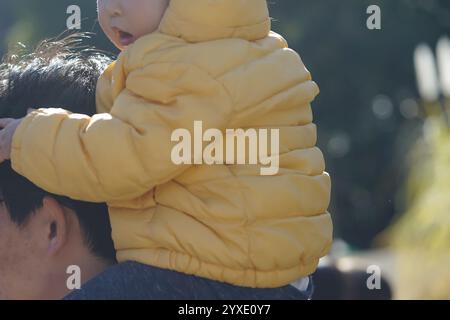 Japanisches Eltern- und Kind Stockfoto