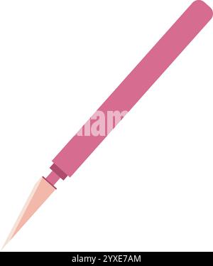 Flaches Briefmesser-Handwerk Stock Vektor