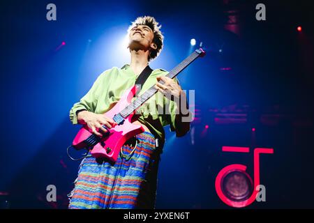 Mailand, Italien. November 2024. Jacob Collier tritt live auf der Djesse World Tour in Alcatraz in Mailand am 7. November 2024 auf (Foto: Alessandro Bremec/NurPhoto). Quelle: NurPhoto SRL/Alamy Live News Stockfoto