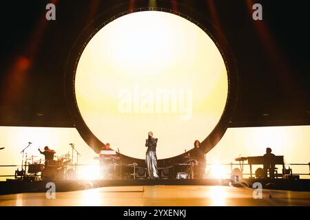 Mailand, Italien. November 2024 30. Mr. Rain tritt live auf der Tour 2024 im Unipol Forum Assago in Mailand, Italien, am 1. Dezember 2024 auf (Foto: Alessandro Bremec/NurPhoto). Quelle: NurPhoto SRL/Alamy Live News Stockfoto