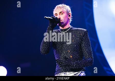 Mailand, Italien. November 2024 30. Mr. Rain tritt live auf der Tour 2024 im Unipol Forum Assago in Mailand, Italien, am 1. Dezember 2024 auf (Foto: Alessandro Bremec/NurPhoto). Quelle: NurPhoto SRL/Alamy Live News Stockfoto