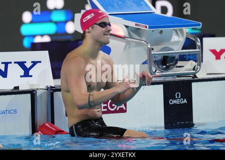 Budapest, Ungheria. Dezember 2024. No Ponti aus der Schweiz bei der Meisterschaft 25m Budapest 2024, 13. Dezember (Foto: Gian Mattia D'Alberto /LaPresse) Credit: LaPresse/Alamy Live News Stockfoto